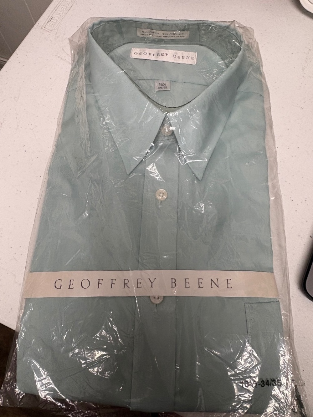 Geoffrey Beene Long Sleeve Dress Shirt NWT